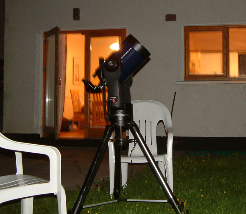 My Meade LX90 telescope back in summer 2003